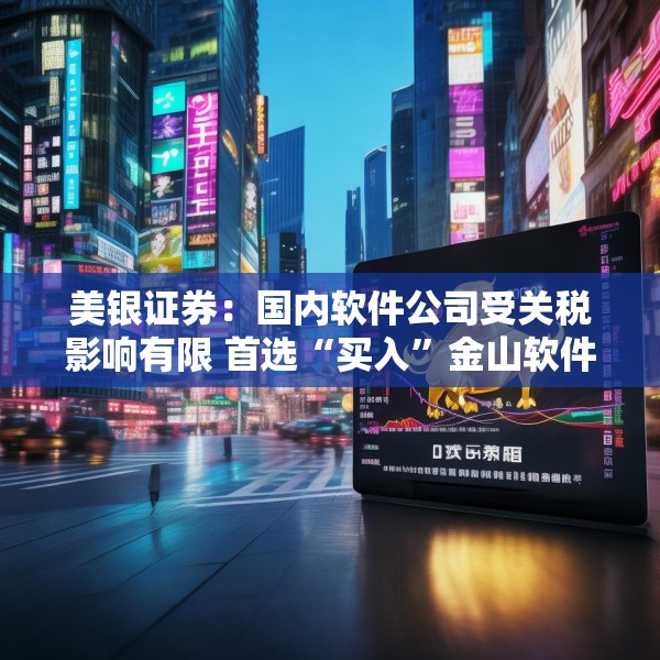 美银证券：国内软件公司受关税影响有限 首选“买入”金山软件等