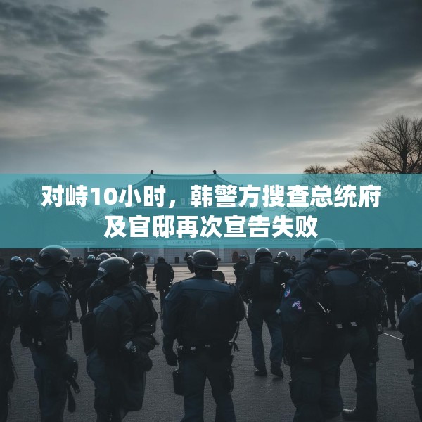 对峙10小时，韩警方搜查总统府及官邸再次宣告失败