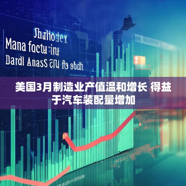 美国3月制造业产值温和增长 得益于汽车装配量增加