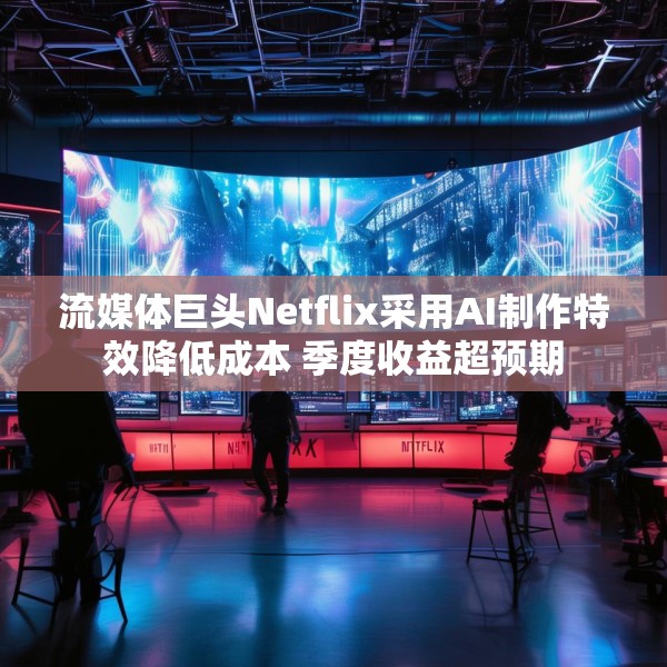 流媒体巨头Netflix采用AI制作特效降低成本 季度收益超预期