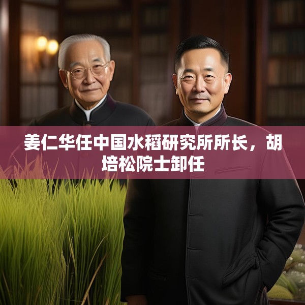 姜仁华任中国水稻研究所所长，胡培松院士卸任