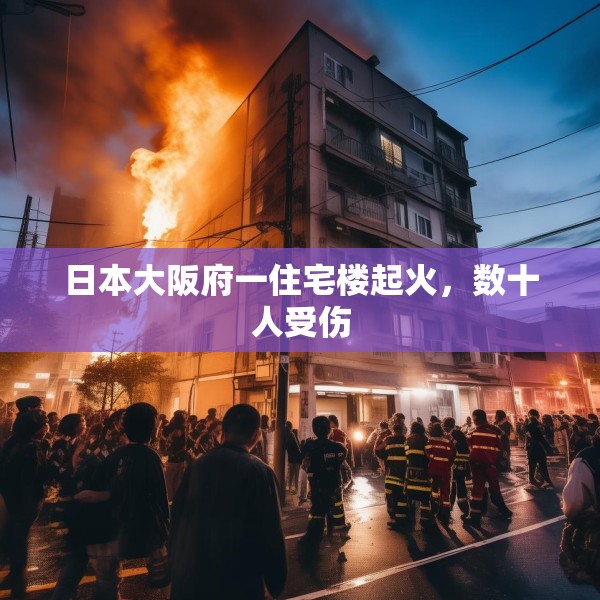 日本大阪府一住宅楼起火，数十人受伤