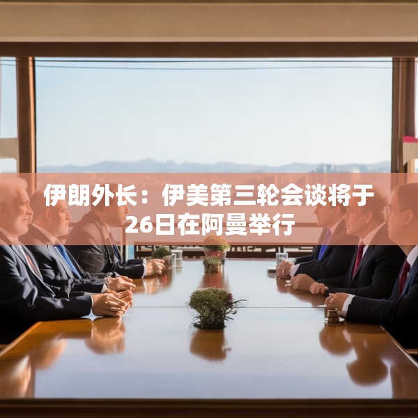 伊朗外长：伊美第三轮会谈将于26日在阿曼举行