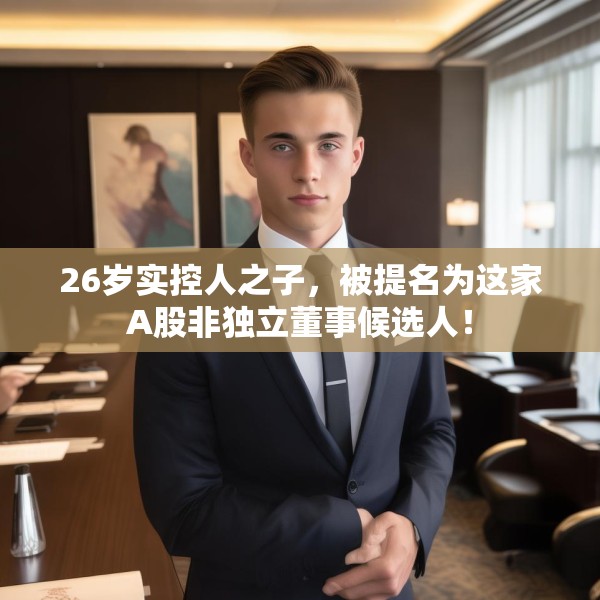 26岁实控人之子，被提名为这家A股非独立董事候选人！