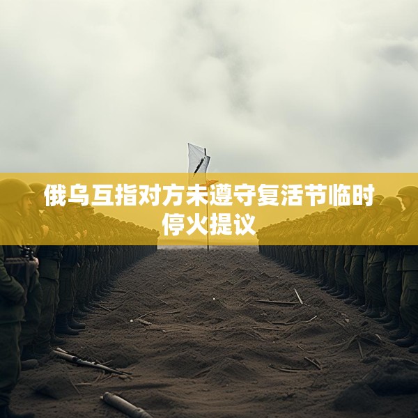 俄乌互指对方未遵守复活节临时停火提议