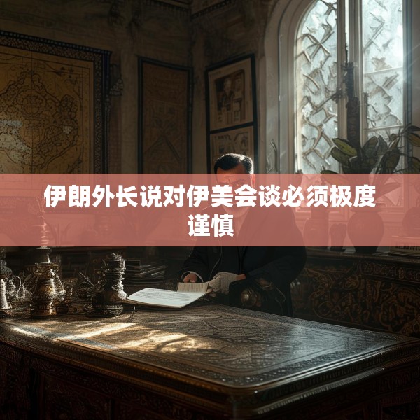 伊朗外长说对伊美会谈必须极度谨慎