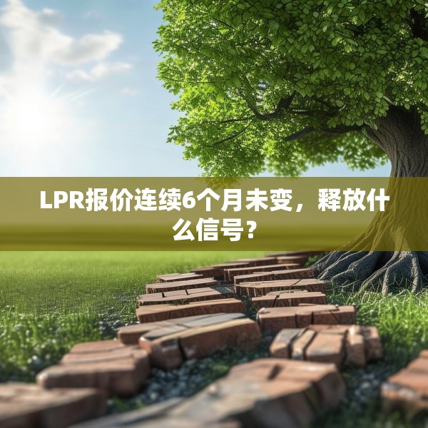 LPR报价连续6个月未变，释放什么信号？