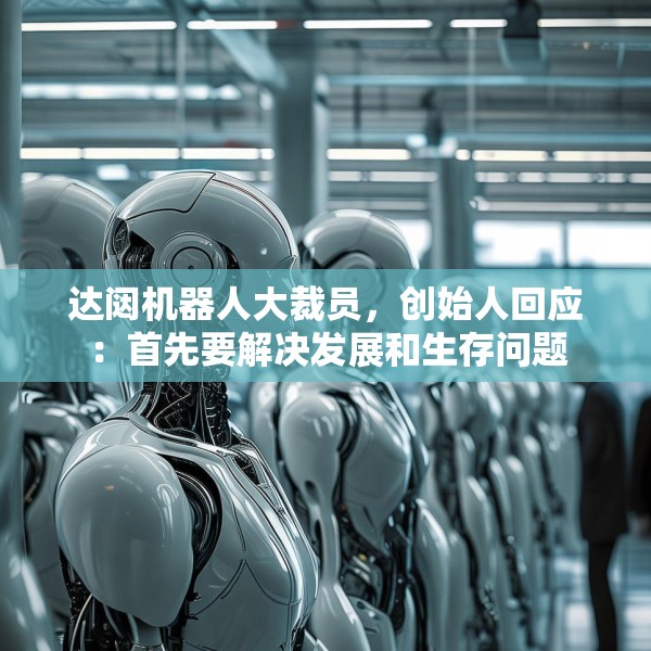 达闼机器人大裁员，创始人回应：首先要解决发展和生存问题