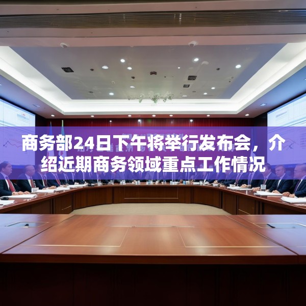 商务部24日下午将举行发布会，介绍近期商务领域重点工作情况