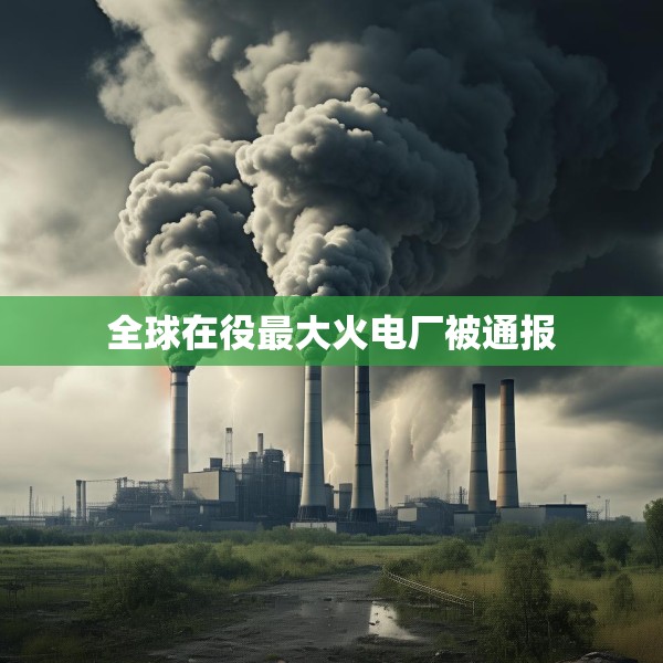 全球在役最大火电厂被通报