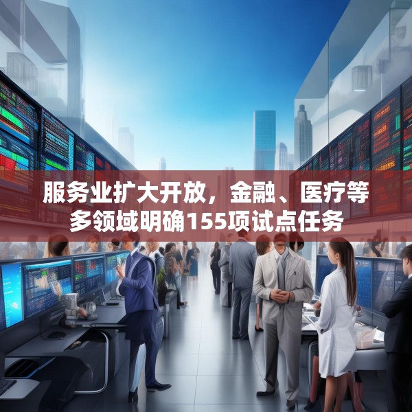 服务业扩大开放，金融、医疗等多领域明确155项试点任务