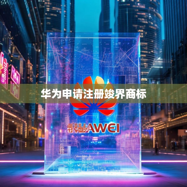 华为申请注册竣界商标