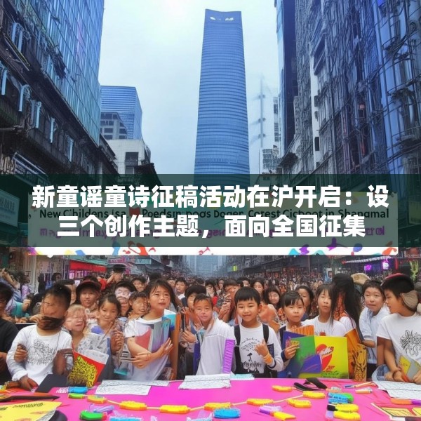 新童谣童诗征稿活动在沪开启：设三个创作主题，面向全国征集
