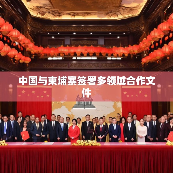 中国与柬埔寨签署多领域合作文件