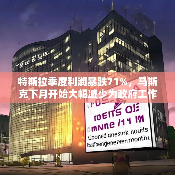 特斯拉季度利润暴跌71%，马斯克下月开始大幅减少为政府工作时间