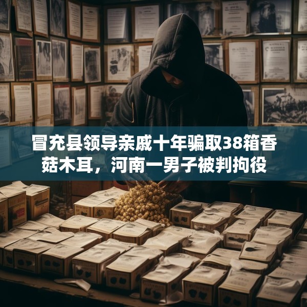 冒充县领导亲戚十年骗取38箱香菇木耳，河南一男子被判拘役