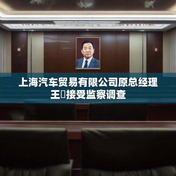 上海汽车贸易有限公司原总经理王璟接受监察调查