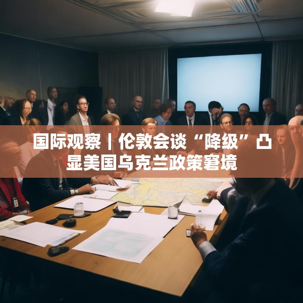 国际观察｜伦敦会谈“降级”凸显美国乌克兰政策窘境