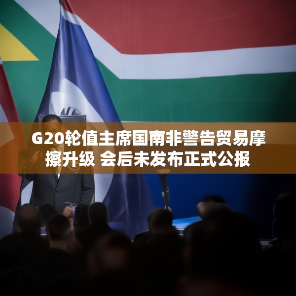 G20轮值主席国南非警告贸易摩擦升级 会后未发布正式公报