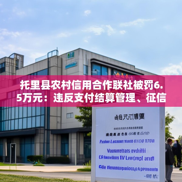 托里县农村信用合作联社被罚6.5万元：违反支付结算管理、征信管理规定等