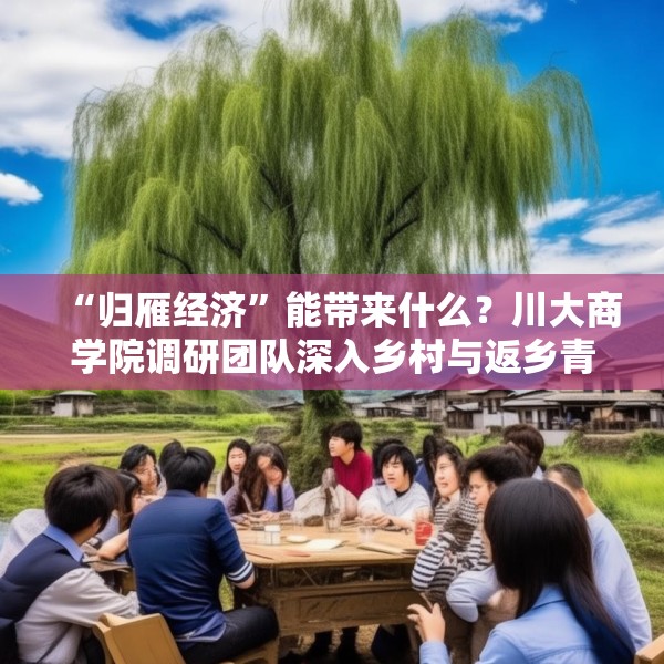 “归雁经济”能带来什么？川大商学院调研团队深入乡村与返乡青年人才交流