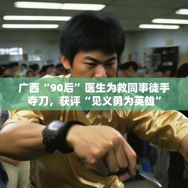 广西“90后”医生为救同事徒手夺刀，获评“见义勇为英雄”