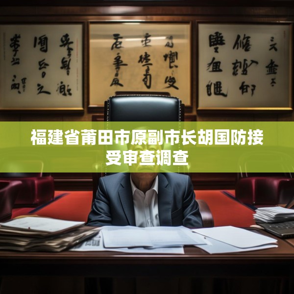 福建省莆田市原副市长胡国防接受审查调查