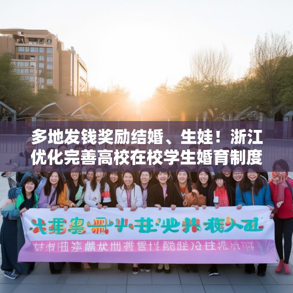 多地发钱奖励结婚、生娃！浙江优化完善高校在校学生婚育制度