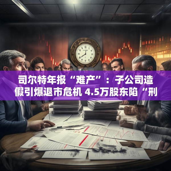司尔特年报“难产”：子公司造假引爆退市危机 4.5万股东陷“刑事挂案+爆仓”双杀困局