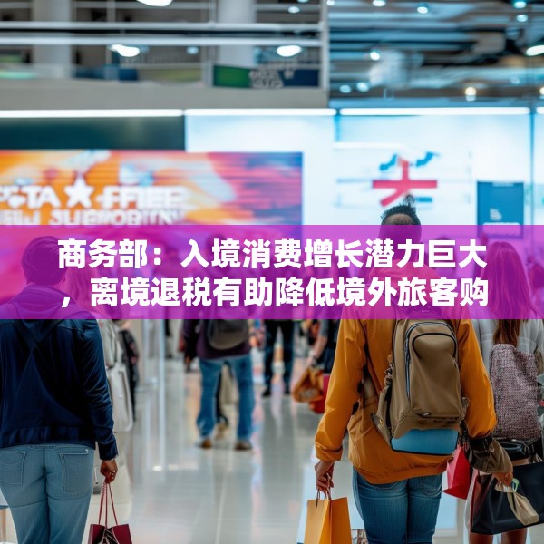 商务部：入境消费增长潜力巨大，离境退税有助降低境外旅客购物成本