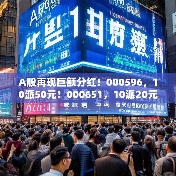 A股再现巨额分红！000596，10派50元！000651，10派20元！