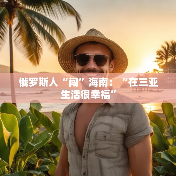 俄罗斯人“闯”海南：“在三亚生活很幸福”