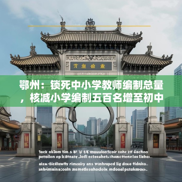鄂州：锁死中小学教师编制总量，核减小学编制五百名增至初中
