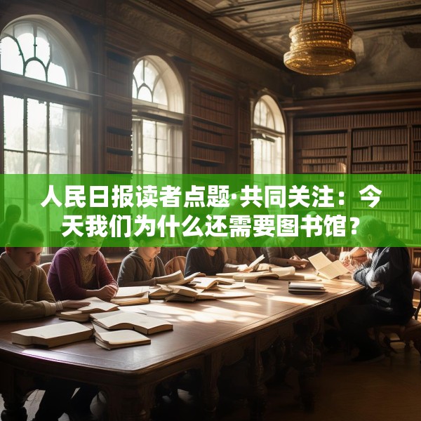 人民日报读者点题·共同关注：今天我们为什么还需要图书馆？