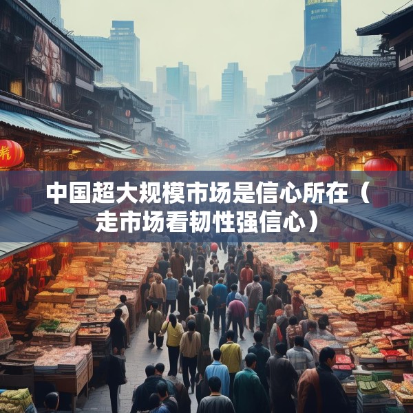 中国超大规模市场是信心所在（走市场看韧性强信心）