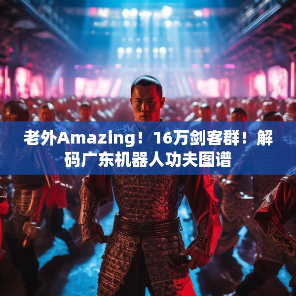 老外Amazing！16万剑客群！解码广东机器人功夫图谱