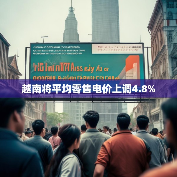 越南将平均零售电价上调4.8%
