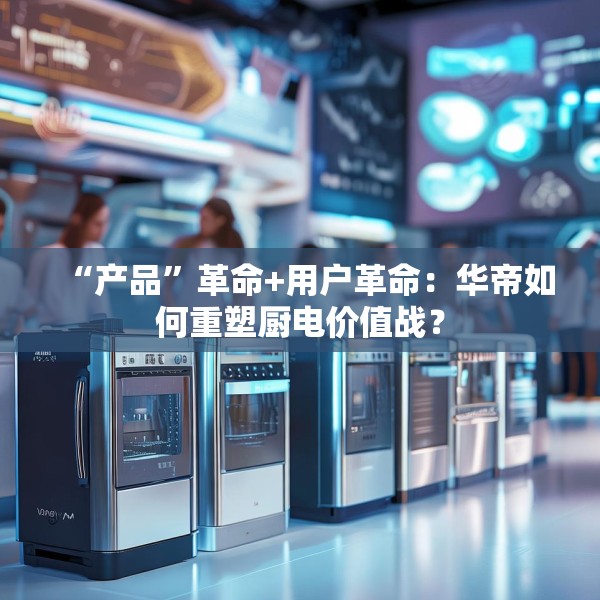 “产品”革命+用户革命：华帝如何重塑厨电价值战？