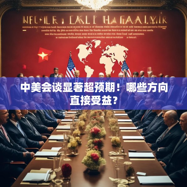 中美会谈显著超预期！哪些方向直接受益？