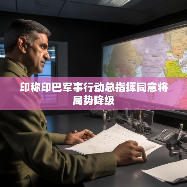 印称印巴军事行动总指挥同意将局势降级