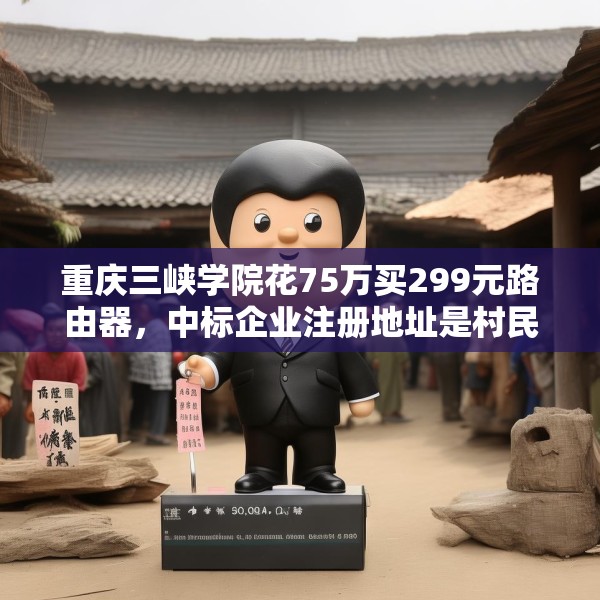 重庆三峡学院花75万买299元路由器，中标企业注册地址是村民家