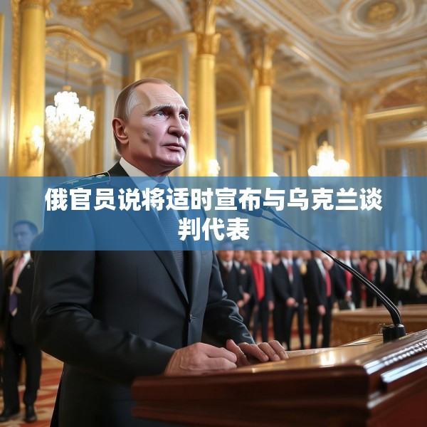 俄官员说将适时宣布与乌克兰谈判代表