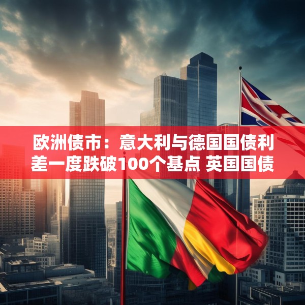 欧洲债市：意大利与德国国债利差一度跌破100个基点 英国国债表现落后