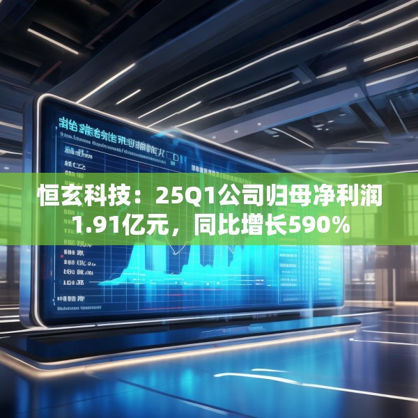 恒玄科技：25Q1公司归母净利润1.91亿元，同比增长590%