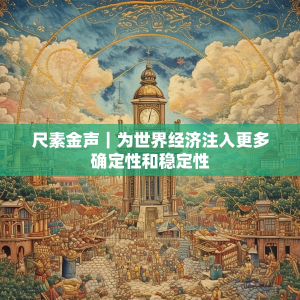 尺素金声｜为世界经济注入更多确定性和稳定性