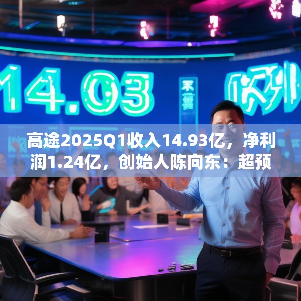 高途2025Q1收入14.93亿，净利润1.24亿，创始人陈向东：超预期