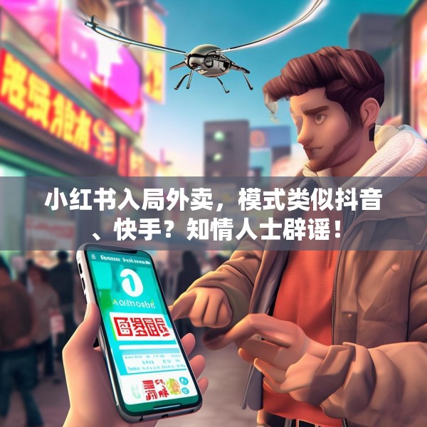 小红书入局外卖，模式类似抖音、快手？知情人士辟谣！