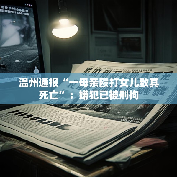温州通报“一母亲殴打女儿致其死亡”：嫌犯已被刑拘