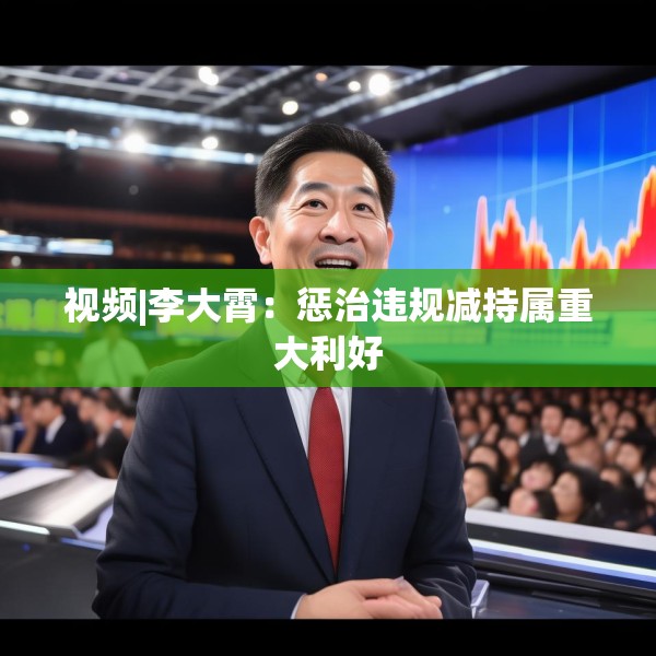 视频|李大霄：惩治违规减持属重大利好