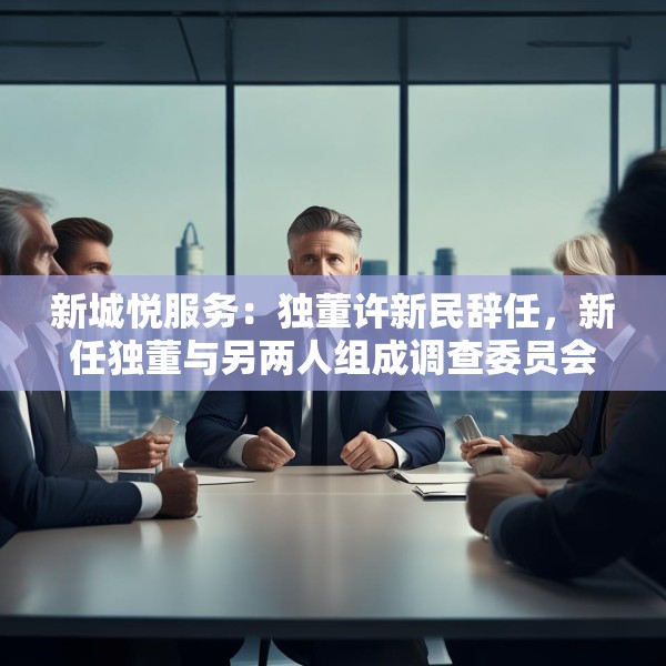 新城悦服务：独董许新民辞任，新任独董与另两人组成调查委员会将调查与关联方资金往来